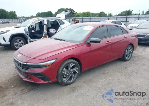 2025 Hyundai Elantra Sel Sport from USA, damaged, VIN KMHLM4DGXSU889073